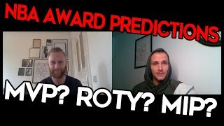 201718 NBA Award Predictions  Videocast mit Arne [upl. by Studner]