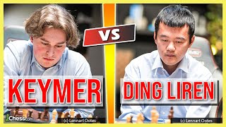 Ding Liren vs Vincent Keymer  GRENKE Chess Classic 2024 [upl. by Lewej]