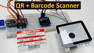 Barcode  QR Code Reader using Arduino amp QR Scanner Module [upl. by Nagaem]