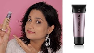 Oriflame The One Pore Minimising Primer amp The One Everlasting Foundation Review with Demo [upl. by Vieva641]