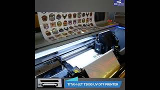 Titanjet T3000 UV DTF Printer [upl. by Yoc944]