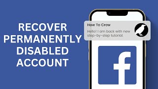 How to Recover Permanently Disabled Facebook Account 2024  Disabled Facebook Account Recovery [upl. by Lyns]