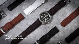 Barton Watch Bands Pittards® Performance Leather Watch Band Collection [upl. by Norling]