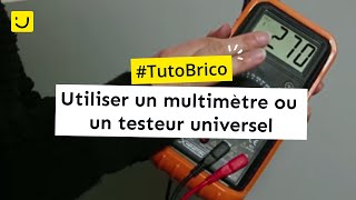 TUTO Utiliser un multimètre ou un testeur universel [upl. by Einnek]