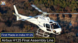 Made in India H125 Helicopter  Final Assembly Line by Tata amp Airbus [upl. by Anival477]