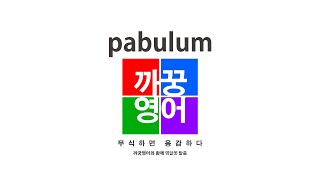 영어단어 pabulum 단어설명활용예제 10회 반복듣기 [upl. by Hirasuna]