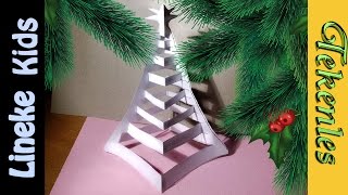 Super leuk maak je eigen DIY 3D kerstboom versiering [upl. by Rinna]