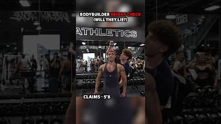 WILL THESE BODYBUILDERS LIE ABOUT THEIR HEIGHT fitness gymlife bodybuilder athlete cbum fit [upl. by Gratia]