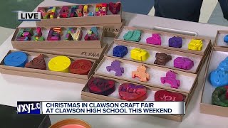 Christmas in Clawson Craft Fair at Clawson High School this weekend [upl. by Enillebyam]