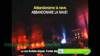 Costa Concordia how the captain reacted In Control Deck in13012012 1042 PM [upl. by Netsirhc27]