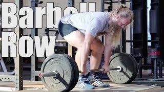 How To Barbell Row [upl. by Anitsihc]