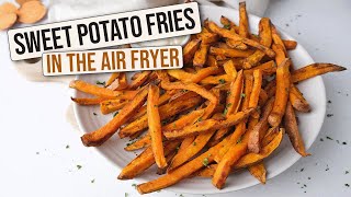 Air Fryer Sweet Potato Fries Quick amp Easy [upl. by Naehgem]