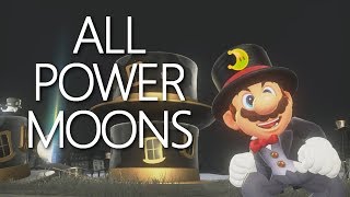 Cap Kingdom All Power Moons Guide  Mario Odyssey [upl. by Nodlew]