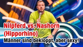 Nilpferd vs Nashorn Hipporhino  Mario Barth  Männer sind bekloppt aber sexy [upl. by Rimidalg631]