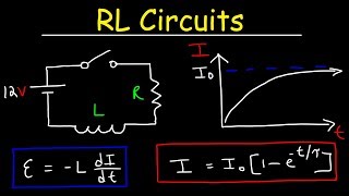 RL Circuits  Inductors amp Resistors [upl. by Shaia]