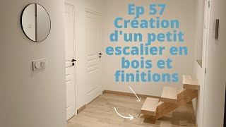 Ep 57 réalisation dun petit escalier en massif [upl. by Leiruh617]