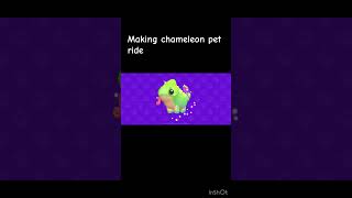 Making chameleon pet ride ✨￼🦎pkxdshorts ￼ [upl. by Eelahs]