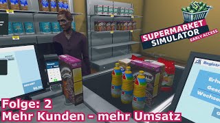 Supermarkt Simulator 🛒F2  Erfahrungen sammeln  Lets Play Deutsch [upl. by Doykos]