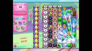 Candy Crush Saga Level 4518 ☆ 4519 [upl. by Snilloc]