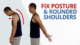 The 3 Neglected Muscles to Fix Posture amp Rounded Shoulders FOR GOOD [upl. by Sirrad]