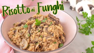 RISOTTO AI FUNGHI CON PORCINI  Ricetta Facile di Benedetta [upl. by Rebba]