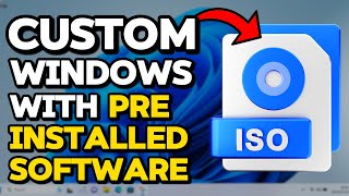 How to Create a Custom Windows ISO with Preinstalled Software Included for FREE Tutorial [upl. by Gosnell]