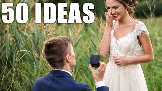 50 Best Marriage Proposal Ideas for Men How to Propose to a Girlfriend w Simple Unique Engagements [upl. by Keven]