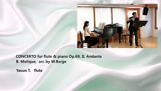 CONCERTO for flute amp piano II Andante BMolique [upl. by Schulein]