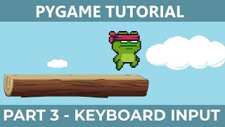 PyGame Endless Vertical Platformer Beginner Tutorial in Python  PART 3  Keyboard Input [upl. by Horsey]