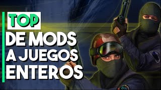 10 VIDEOJUEGOS que EMPEZARON SIENDO MODS de OTROS VIDEOJUEGOS [upl. by Einhpad]