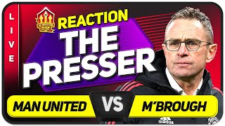 RANGNICK PRESS CONFERENCE REACTION MANCHESTER UNITED vs MIDDLESBROUGH [upl. by Portingale]