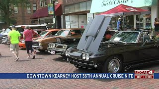 Downtown Kearney host 36th annual Cruise Nite [upl. by Apgar513]