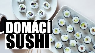 RECEPT  Domácí sushi [upl. by Onifled]