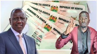 KENYANS REACT AFTER GOVT INCREASE ID REPLACEMENT FEEAFADHALI MTUNYONGE Mr Ruto [upl. by Davide]