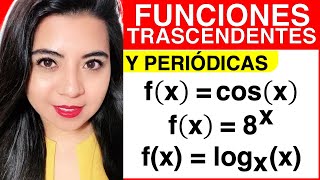 FUNCIONES TRASCENDENTES Y PERIÓDICAS Explicación y ejemplos [upl. by Roxy]