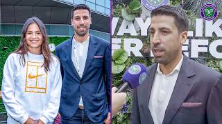 Footballer Sami Khedira  Purple Carpet  Wimbledon 2024 [upl. by Asoral]