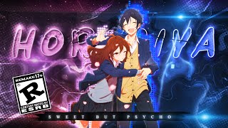 Horimiya 🧡💙  Sweet but Psycho Remake Fajium EditAMV 4K [upl. by Anitteb520]