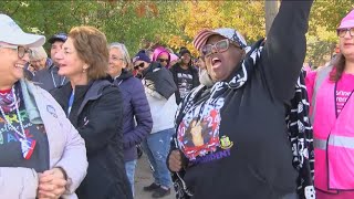 Harris campaign holds Ann Arbor rally attendees react [upl. by Strephonn]