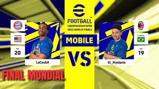 BRASIL CAMPEÃO MUNDIAL DE EFOOTBALL MOBILE [upl. by Eelyr357]