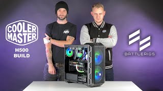 Cooler Master H500 Gaming PC Build  Battlerigs  Full RGB Rig Setup [upl. by Enida]