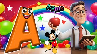 ABC Kids Song  ABC Phonics Song  Tiny Tots  Kiddos Study Zone  ABC lyrics song phonicssong [upl. by Trefor]