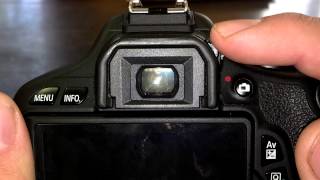 How To Focus Viewfinder on DSLR [upl. by Leamaj427]