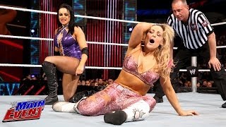 Natalya vs Aksana WWE Main Event Feb 12 2014 [upl. by Eeneg]