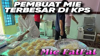 SIDAK PABRIK MIE MENTAH TERBESAR DIKPS MIE FATFAT [upl. by Aihcats]