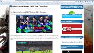 TELECHARGER PES 2018 PC complet et gratuit Aavec IDM 100 [upl. by Odnumde]