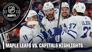 Matthews 5POINT GAME 🚨 Toronto Maple Leafs vs Washington Capitals  Full Game Highlights [upl. by Atnoled910]