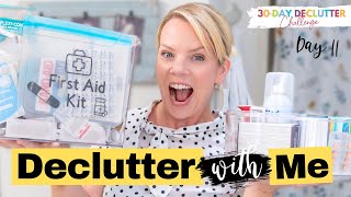 Declutter your Medicine Cabinet  Day 11  30 Day Declutter Challenge [upl. by Asserak]