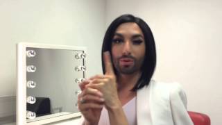 Conchita Wurst announces first trip to Poland [upl. by Timus151]