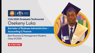 2024 Graduate Testimonial  Best Business and Management Student [upl. by Valdemar]