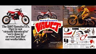 Yamahas Motocross Ads Of The 1980s [upl. by Adihsaar933]